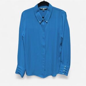 Karl Lagerfeld Teal Blouse
